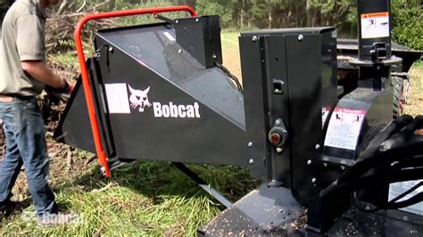 wood chipper for skid steer|bobcat wood chipper attachment.